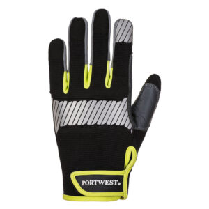 Portwest  A770 - PW3 General Utility Glove Black/Yellow