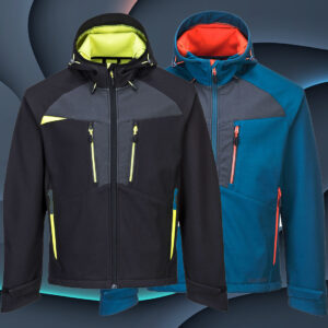 Portwest DX474 - DX4 Softshell Jacket (3L) Black Or Metro Blue