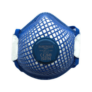 Portwest P271 - ERGONET FFP2 Valved Dolomite Respirator White 1X20