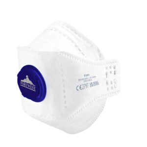 Portwest P291 - EAGLE FFP2 Valved Dolomite Fold Flat Respirator White 1X20