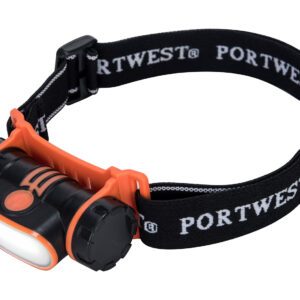 Portwest PA70 - USB Rechargeable LED Head Light Black