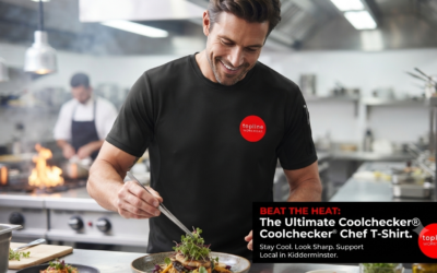 Beat the Heat: Revolutionary Comfort with the Coolchecker® Chef’s T-Shirt
